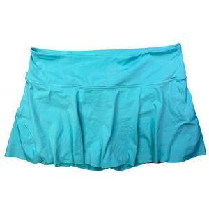 Athleta Ace Tennis Skort Turquoise Blue XL Activewear Skirt with Pockets